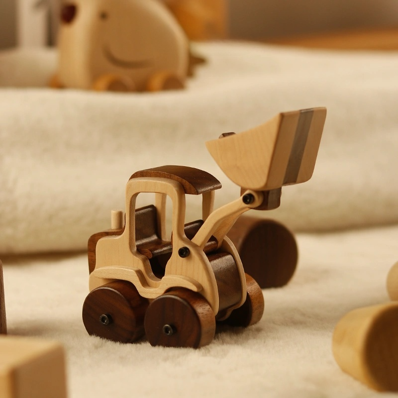 Håndlagde trekjøretøy – 4 modeller – bilde 20