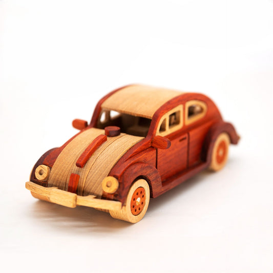 Old-Fashioned volkswagen Beetle car sedan