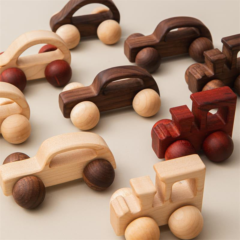 Simple wooden toy car/train