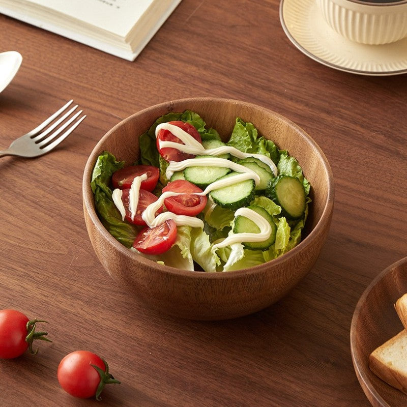 Acacia Wood Salad & Serving Bowl 20*7.5cm