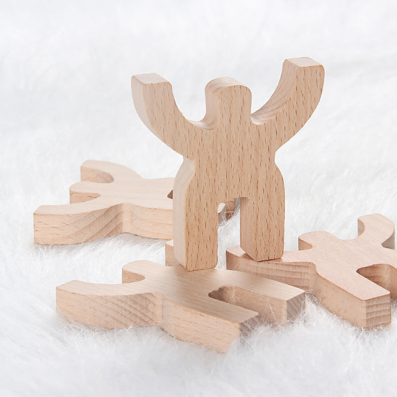 Wooden Human Balance Stacking Toy