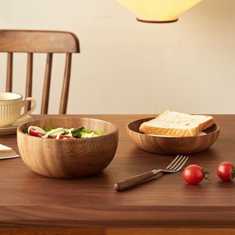 Acacia Wood Salad & Serving Bowl 20*7.5cm