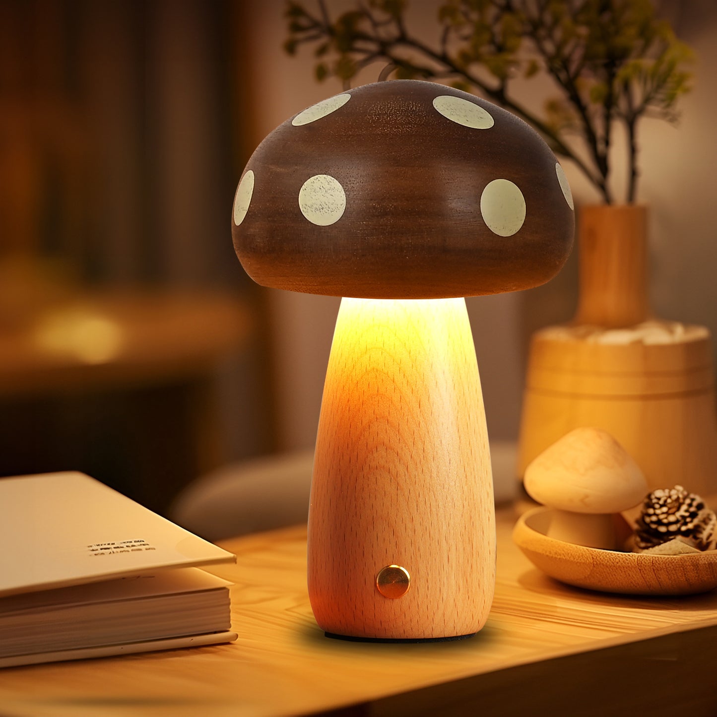 Polished Big Mushroom Touch Night Lamp (Copy)