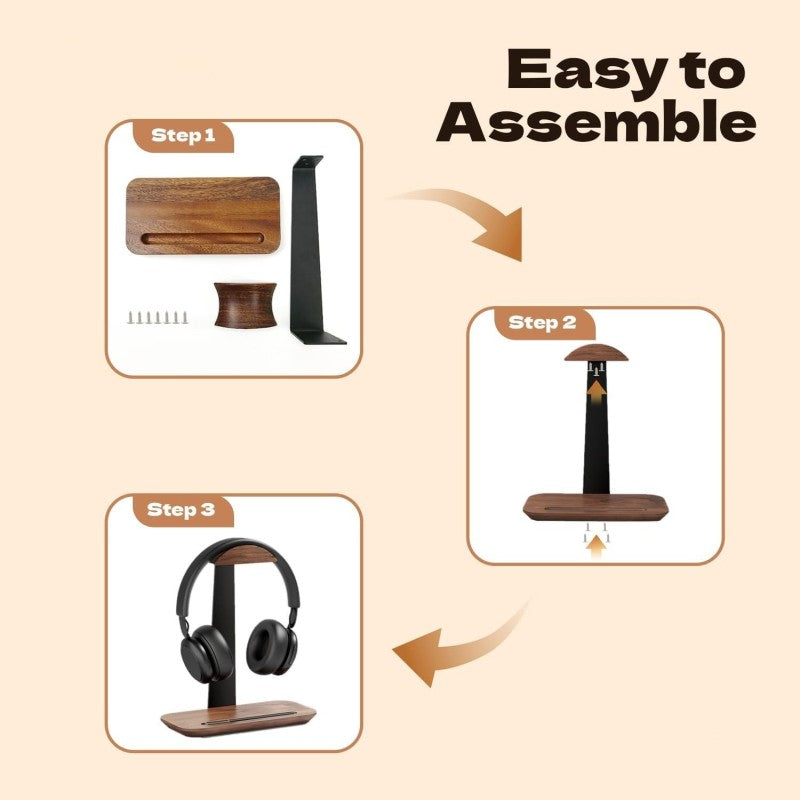 Headphone and earphone holder