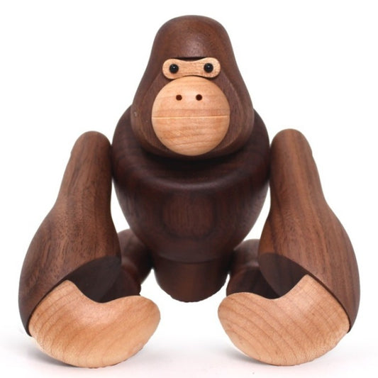 Eco-Friendly Wooden Gorilla Car Ornament
