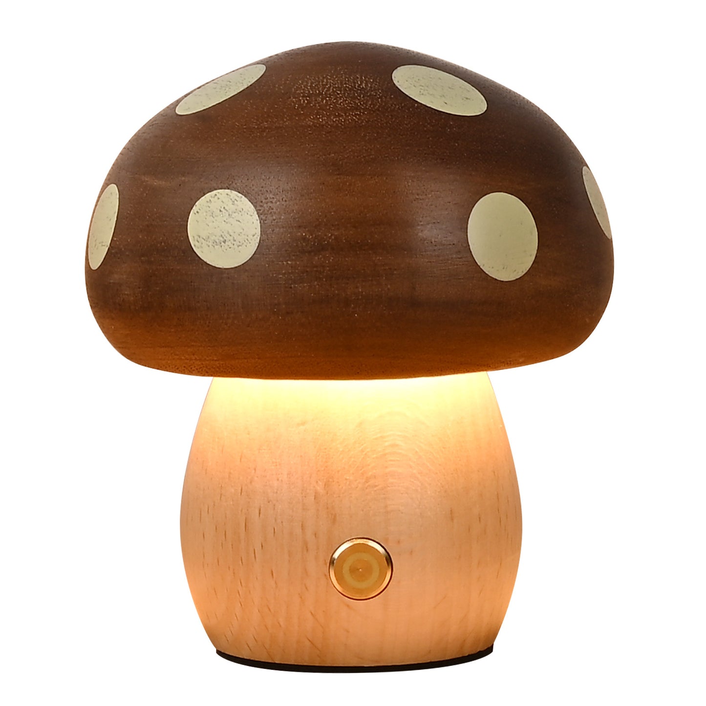 Polished Small  Mushroom Touch Night Lamp