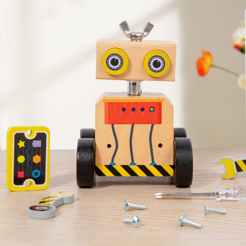 Robotbil i tre – bygg og monter fra Oslo Signatur