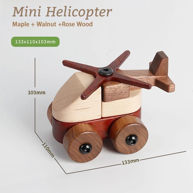 Wooden handmade vehicle