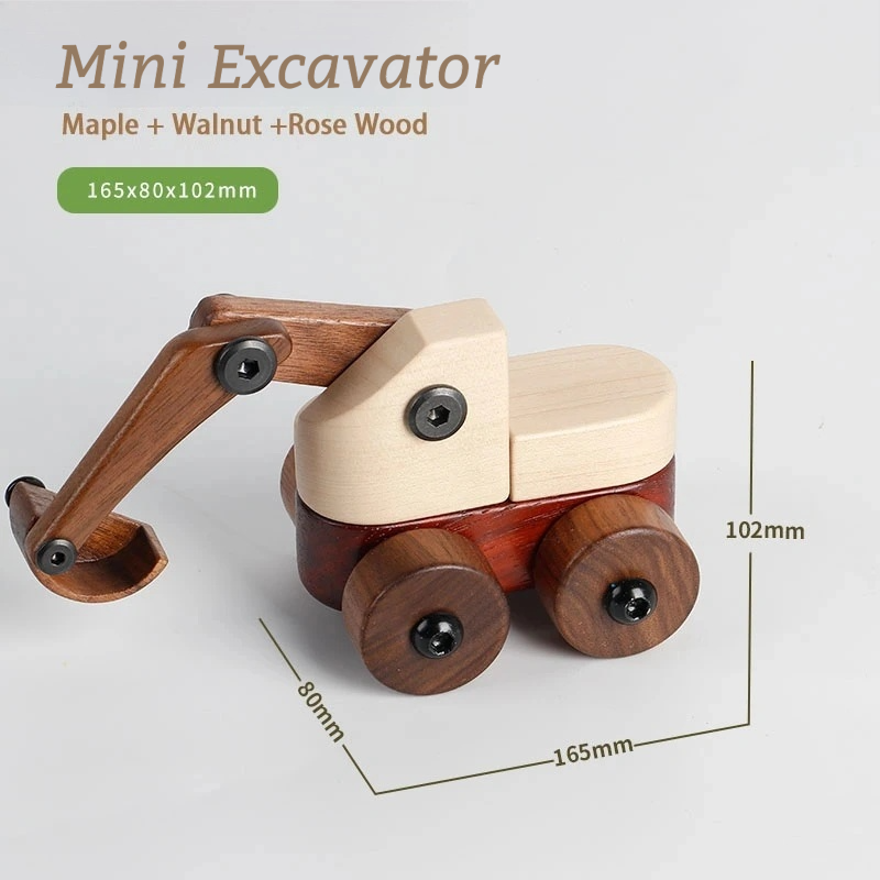 Wooden handmade vehicle