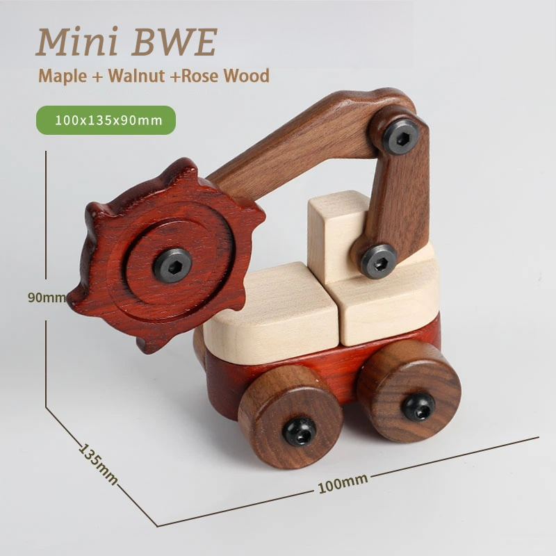Wooden handmade vehicle