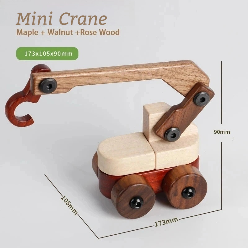 Wooden handmade vehicle