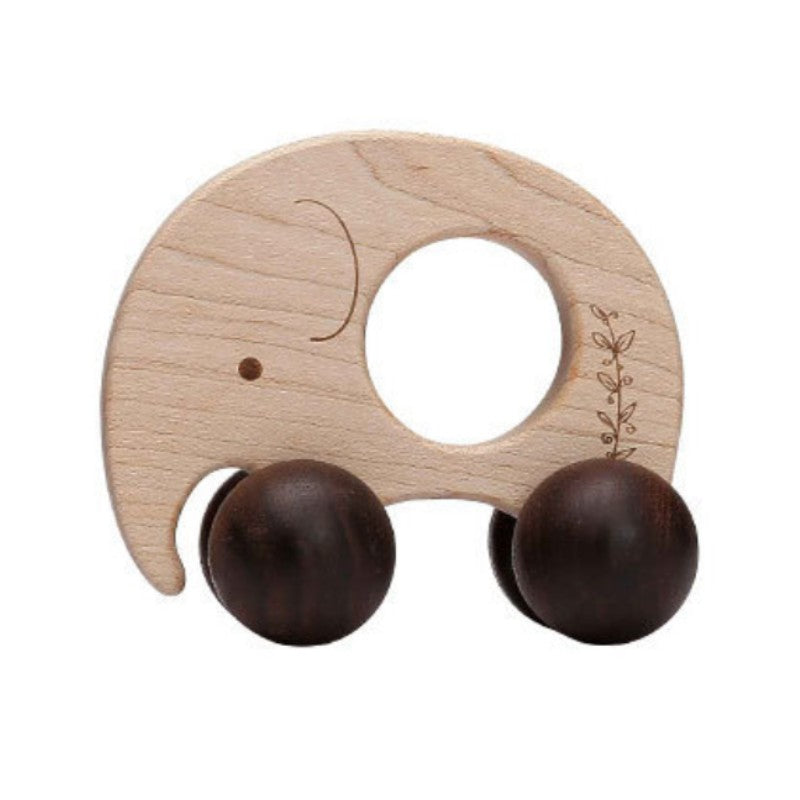 Wooden Animal Push & Pull Car Toy