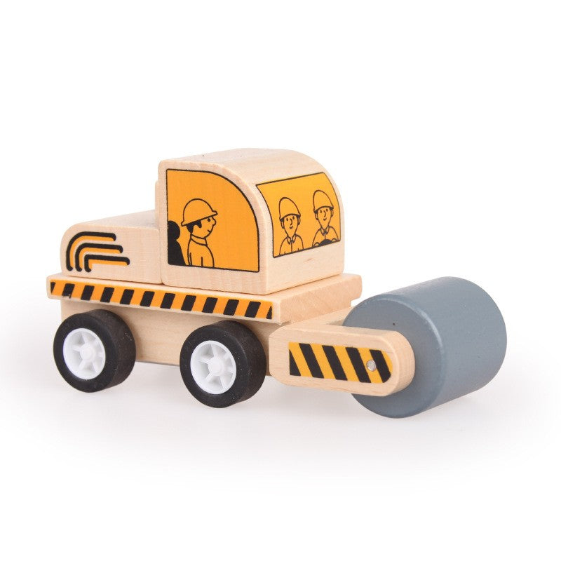 Children’s Wooden Construction Vehicle Toy Set