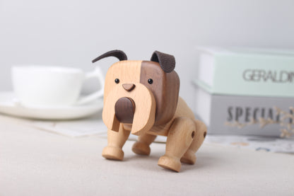 Bulldog i tre – håndlaget figur – bilde 6