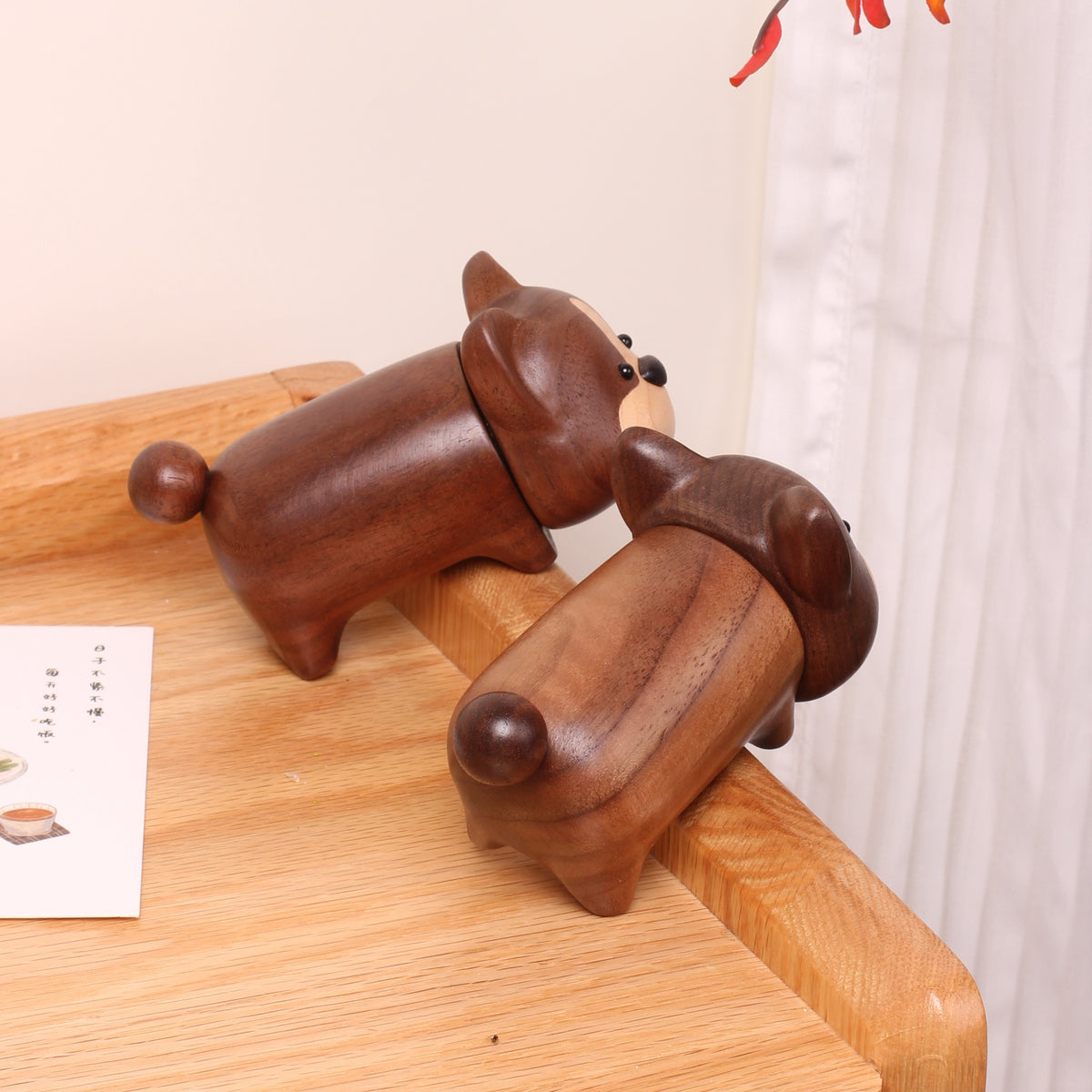 Corgi i tre – tannpirkerholder – bilde 5
