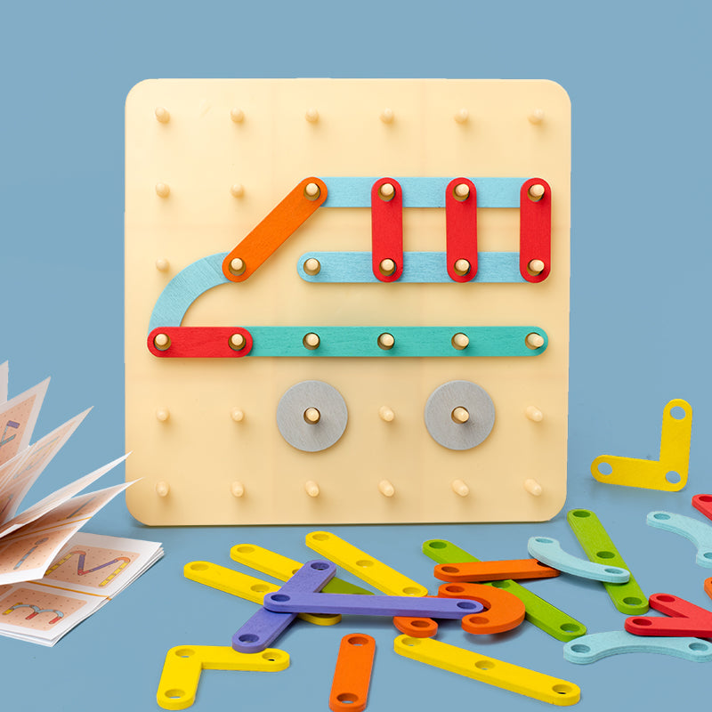 Formbrett i tre – sortering og lek – bilde 8