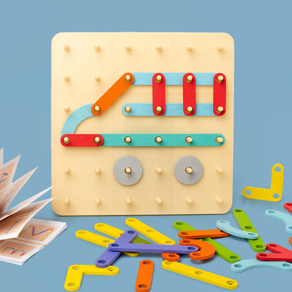Formbrett i tre – sortering og lek – bilde 8