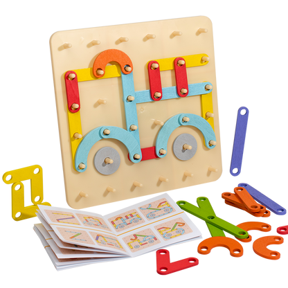 Formbrett i tre – sortering og lek – bilde 11