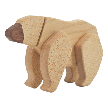 Magnetiske dyrefigurer i tre – 6 dyr – bilde 10