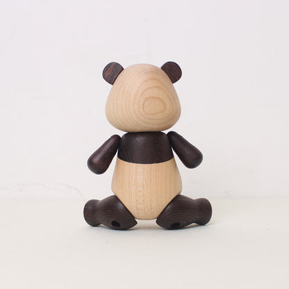 Panda i tre – håndlaget figur – bilde 7