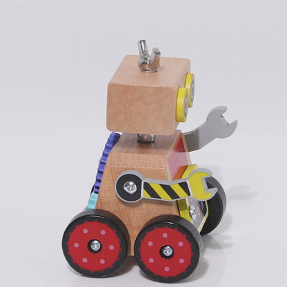 Video: Robotbil i tre – bygg og monter