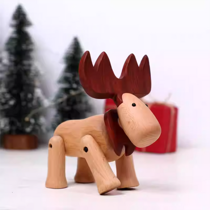 Reinsdyr i tre – julefigur – bilde 6