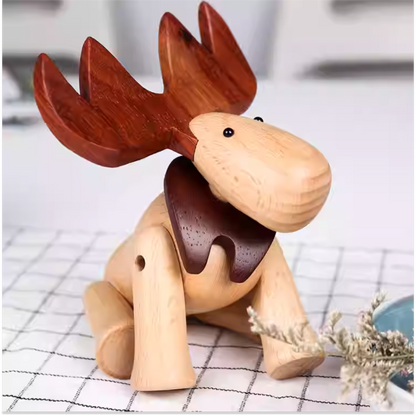 Reinsdyr i tre – julefigur – bilde 9