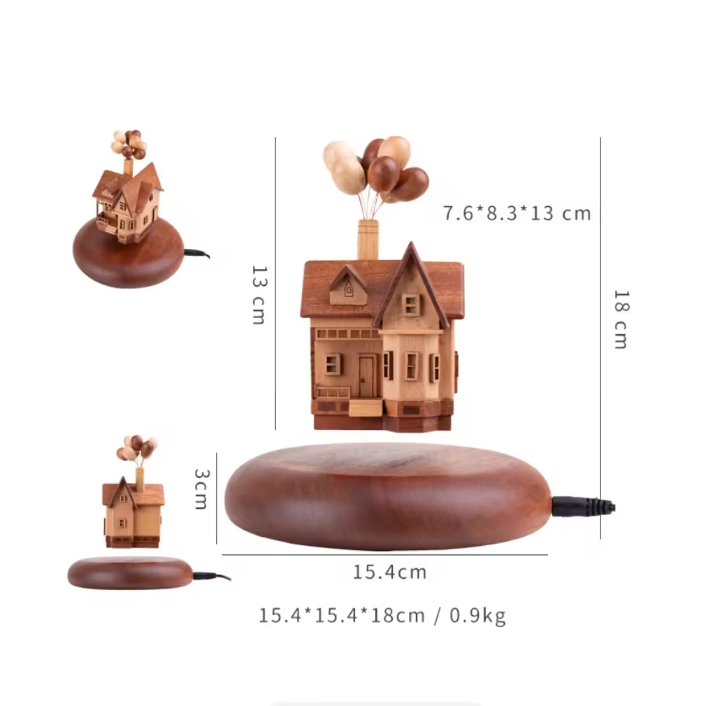 Svevende trehus – magnetisk dekor – bilde 4